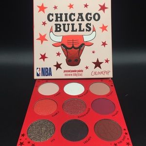 NEW! ColourPop X NBA Chicago Bulls Palette